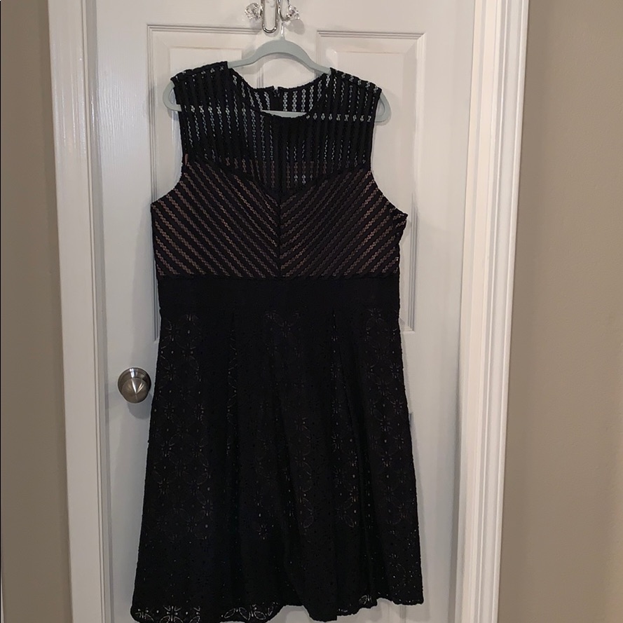 New York & Co Dress With Lace Overlay | Xxl